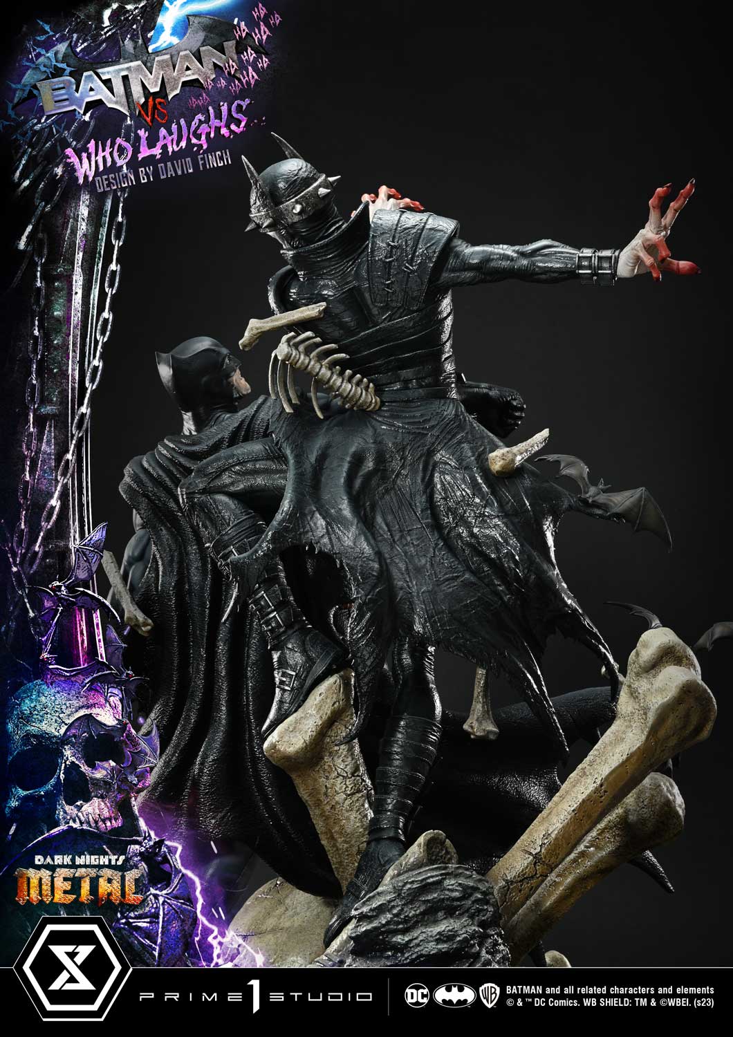 112025 - Batman - Batman VS Batman Qui Rit - Statuette Prime 1 Studio