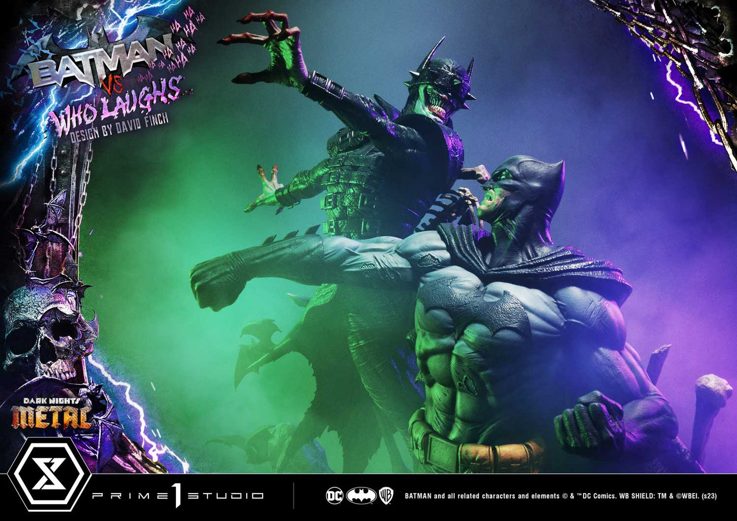 112025 - Batman - Batman VS Batman Qui Rit - Statuette Prime 1 Studio