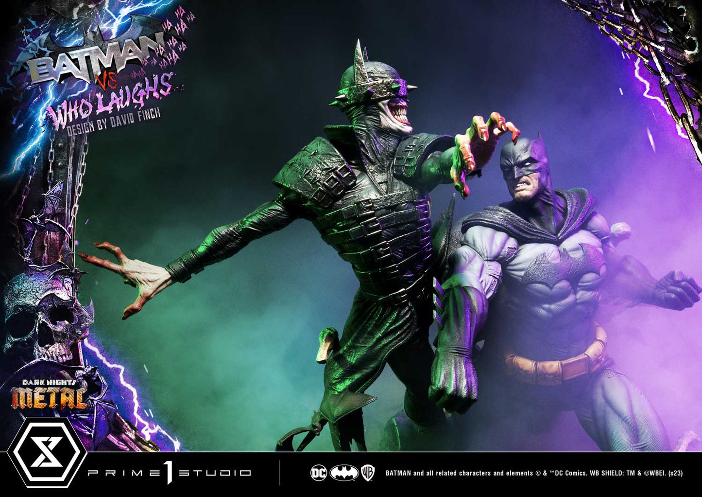 112025 - Batman - Batman VS Batman Qui Rit - Statuette Prime 1 Studio