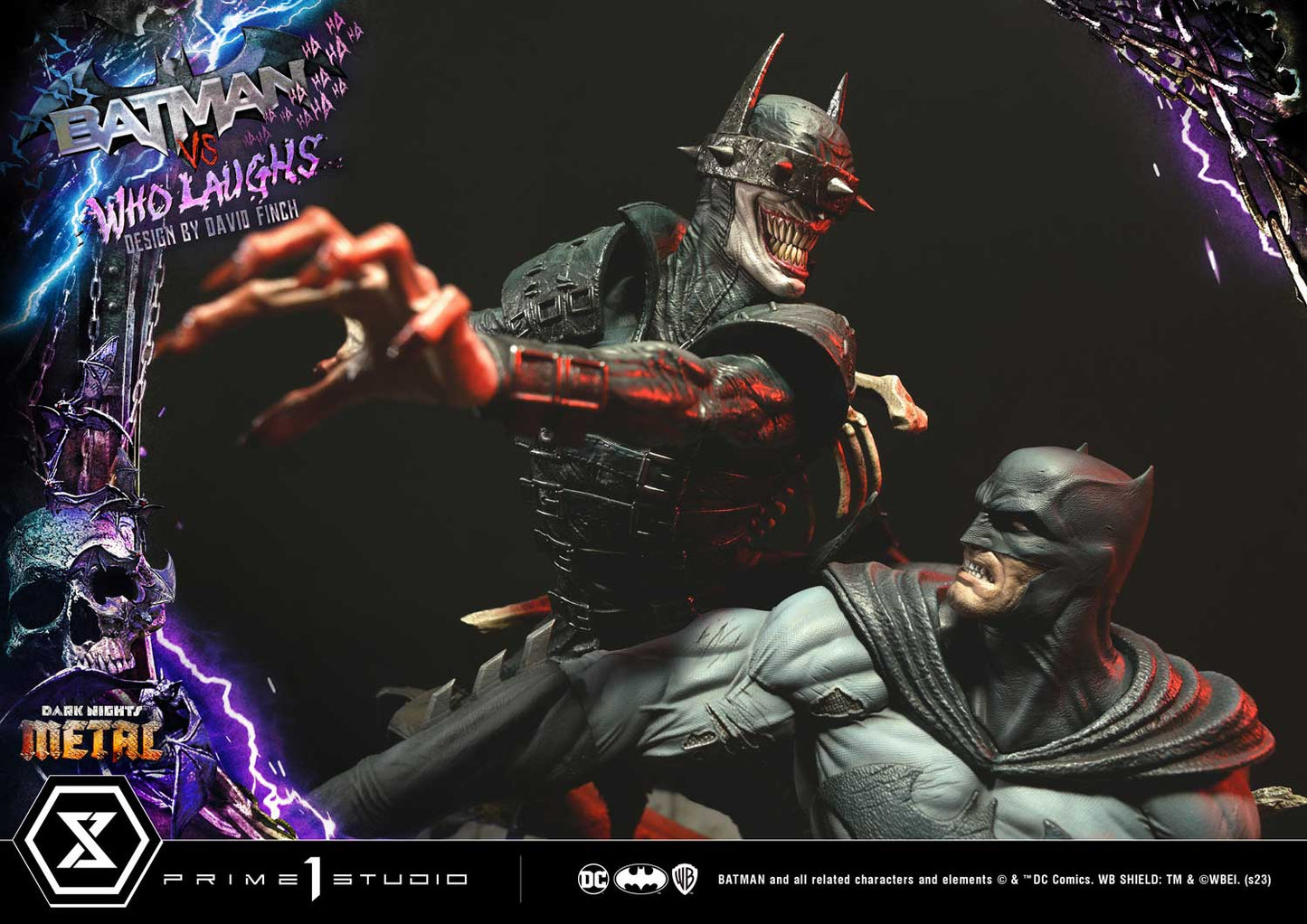 112025 - Batman - Batman VS Batman Qui Rit - Statuette Prime 1 Studio