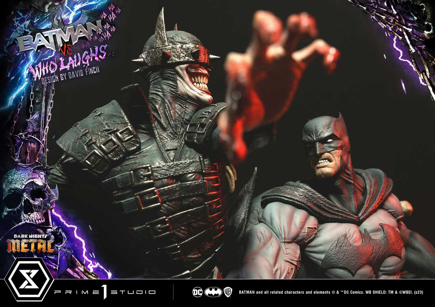 112025 - Batman - Batman VS Batman Qui Rit - Statuette Prime 1 Studio