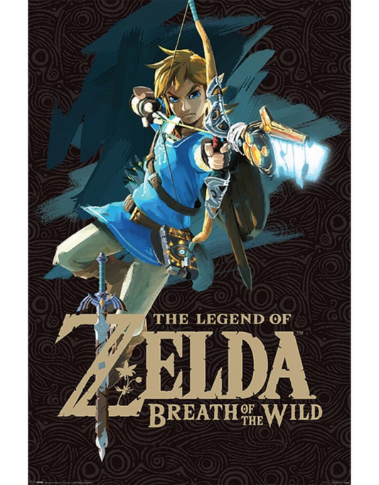 The Legend of Zelda - Breath of the Wild 'Game Cover'  - Poster 61X91
