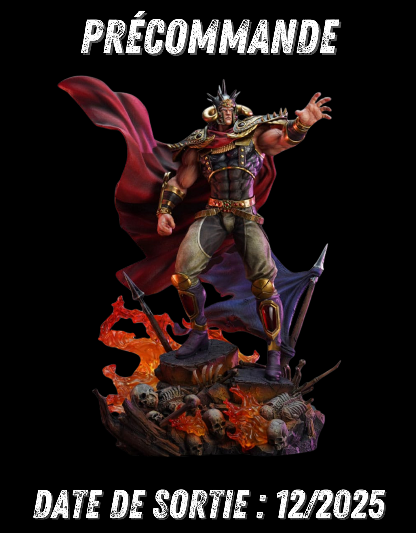 122025 - Hokuto No Ken - RAOH - Statuette Elite Dynamic Raoh - Hex Collectibles