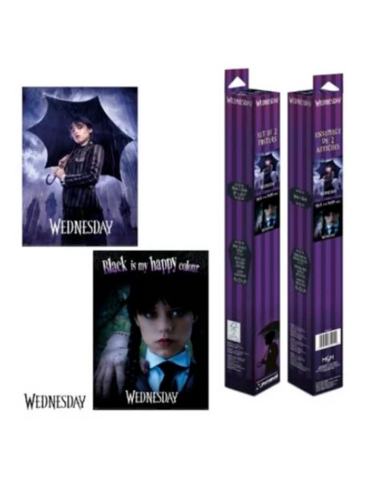 Mercredi - Mercredi Addams - Set 2 Posters 52 x 38cm
