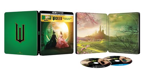 042025 Wicked Édition Limitée Steelbook Blu-ray 4K Ultra HD