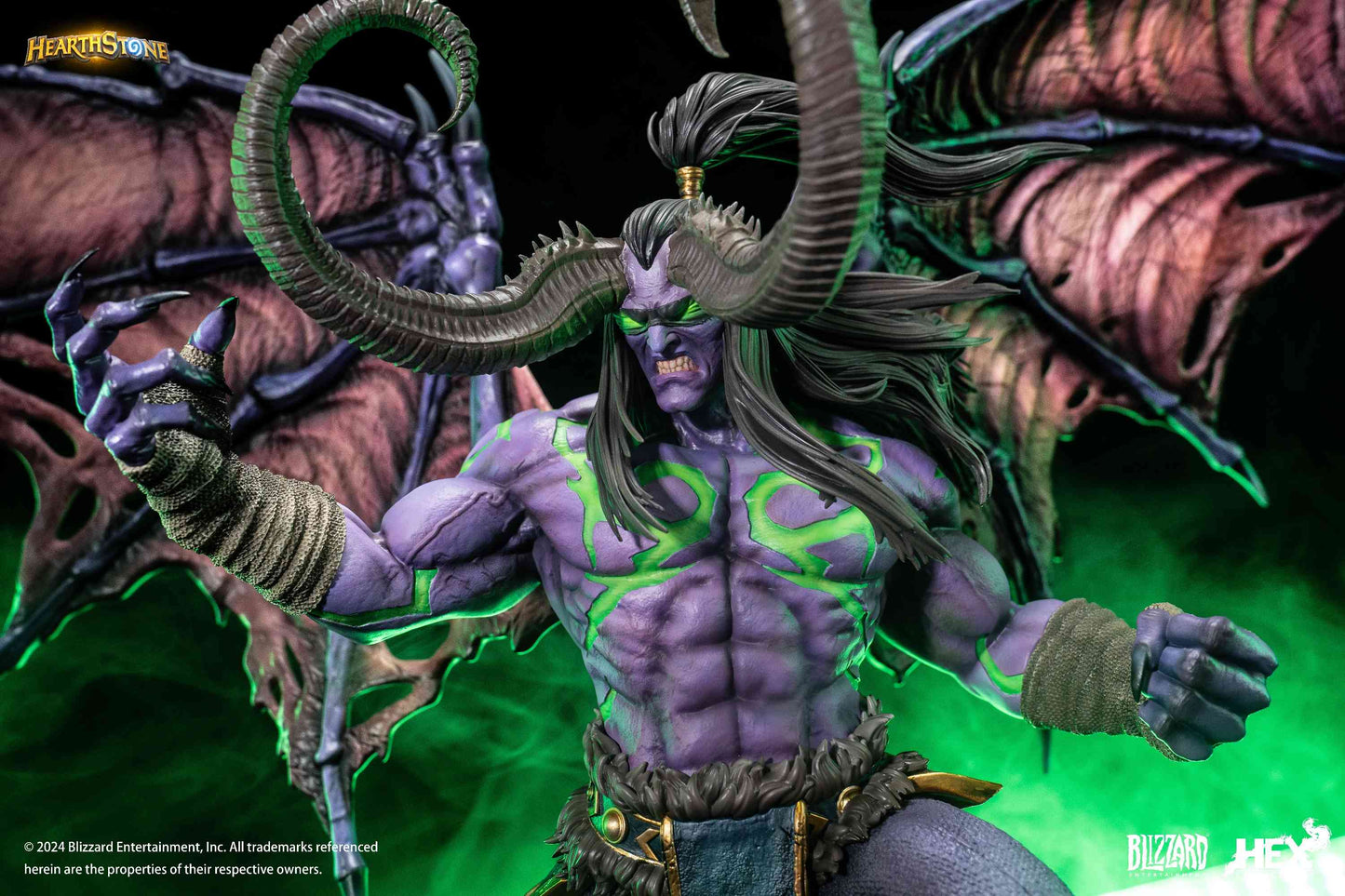 082025 - Hearthstone - Illidan Stormrage - Statuette Hex Collectible