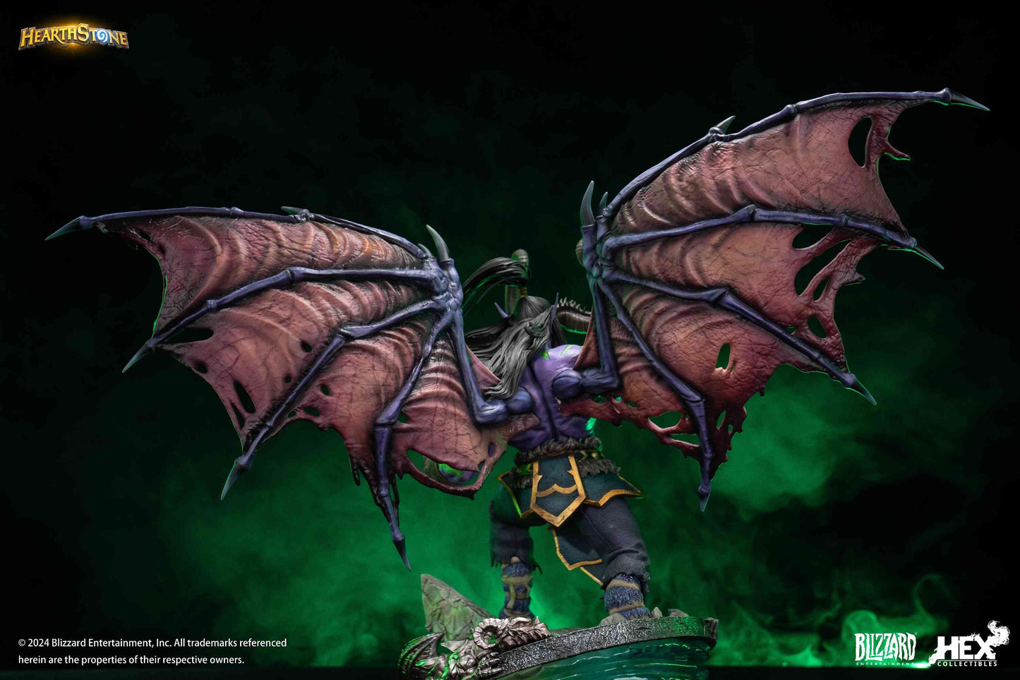 082025 - Hearthstone - Illidan Stormrage - Statuette Hex Collectible