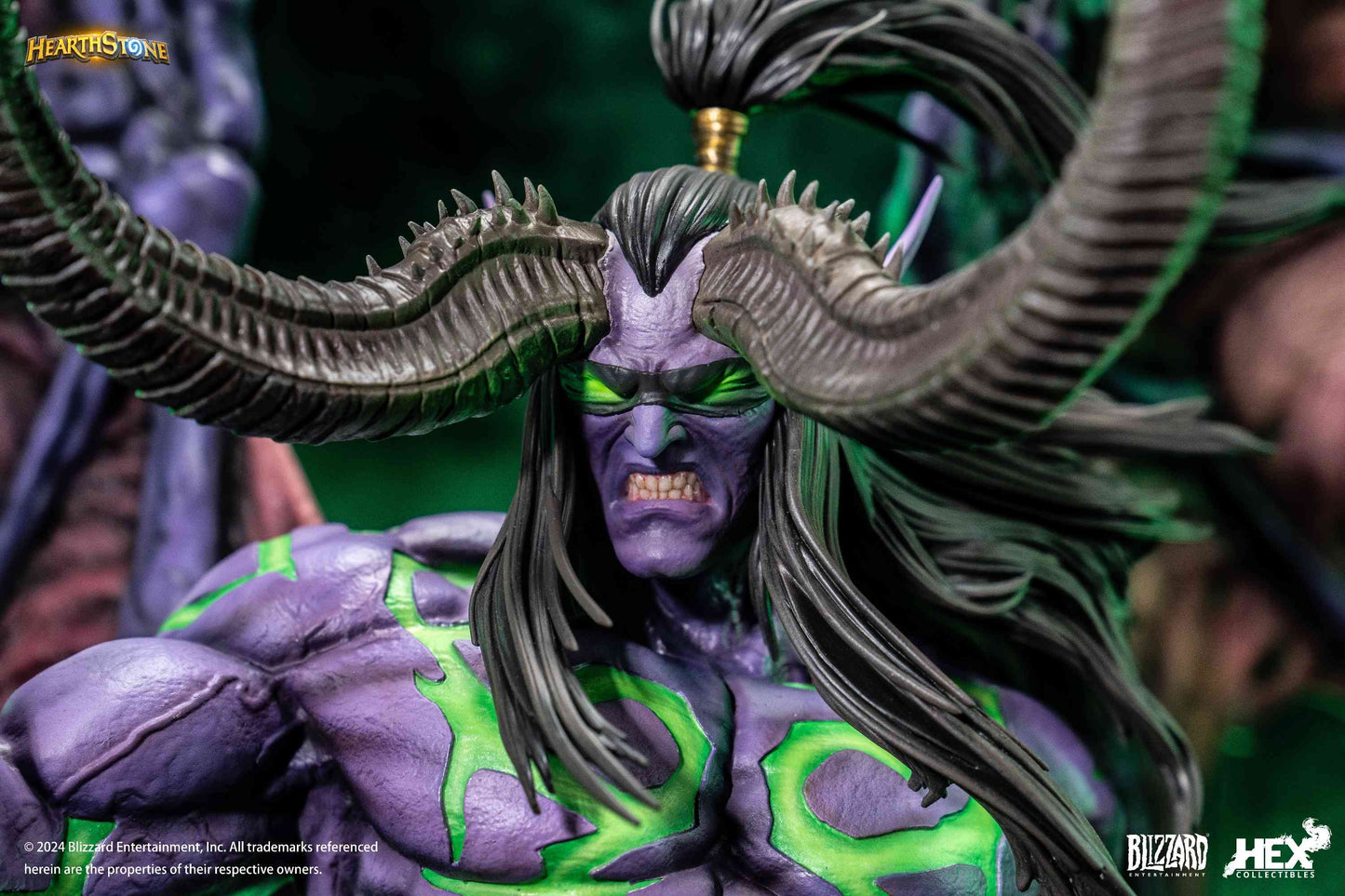 082025 - Hearthstone - Illidan Stormrage - Statuette Hex Collectible