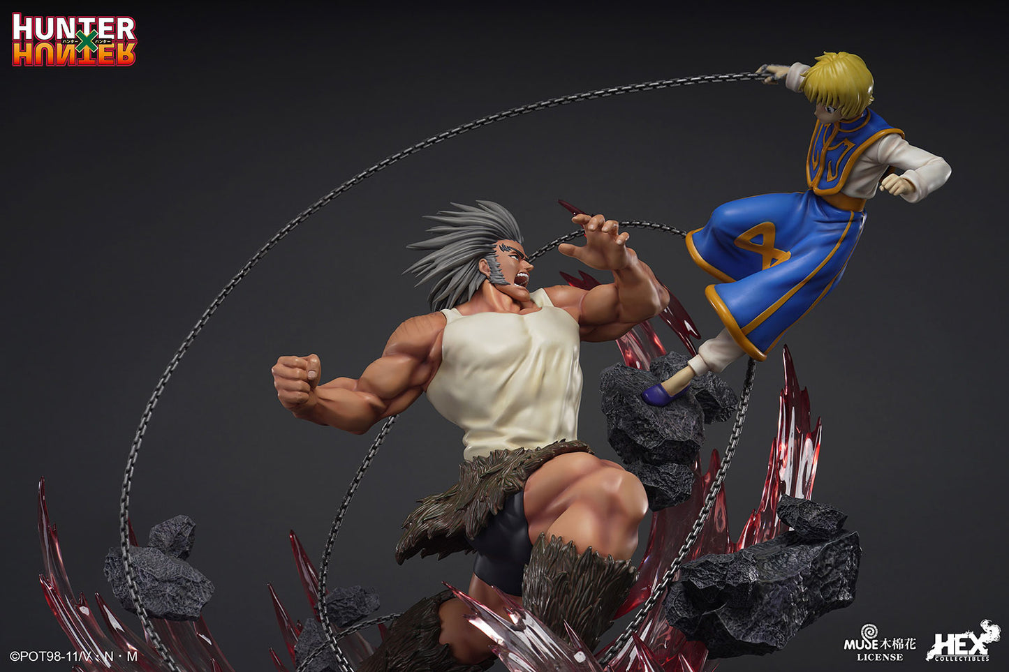 092025 - Hunter x Hunter - Kurapika VS Uvogin - Statuette Hex Collectible