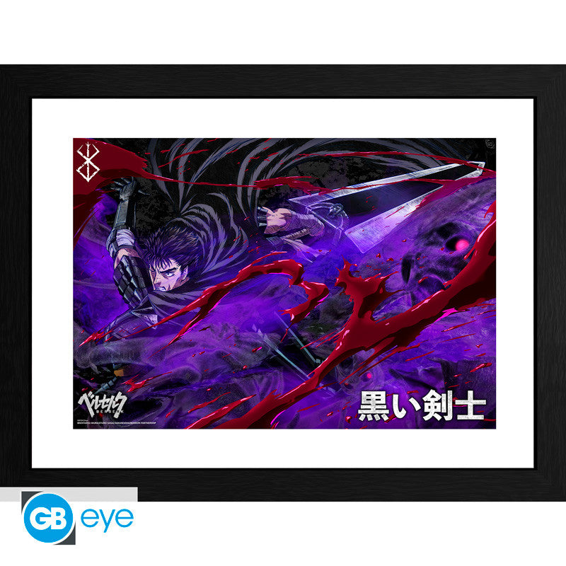 Berserk - Guts - Tirage Encadrée GB Eye