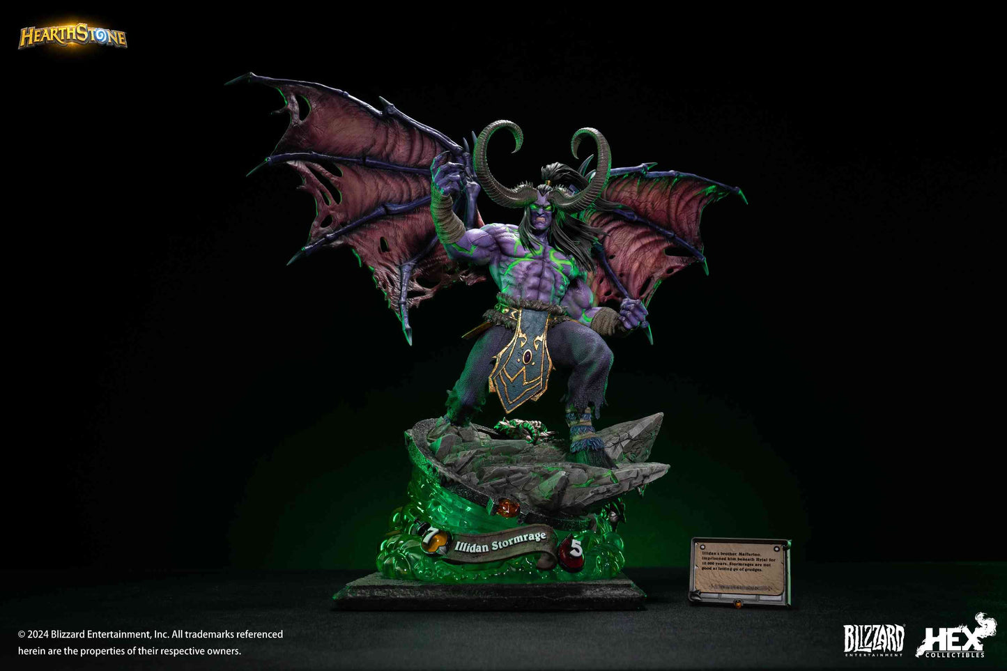 082025 - Hearthstone - Illidan Stormrage - Statuette Hex Collectible