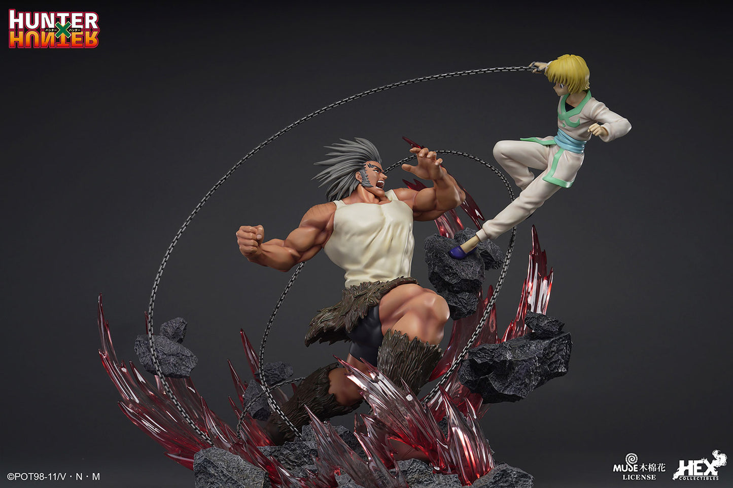 092025 - Hunter x Hunter - Kurapika VS Uvogin - Statuette Hex Collectible