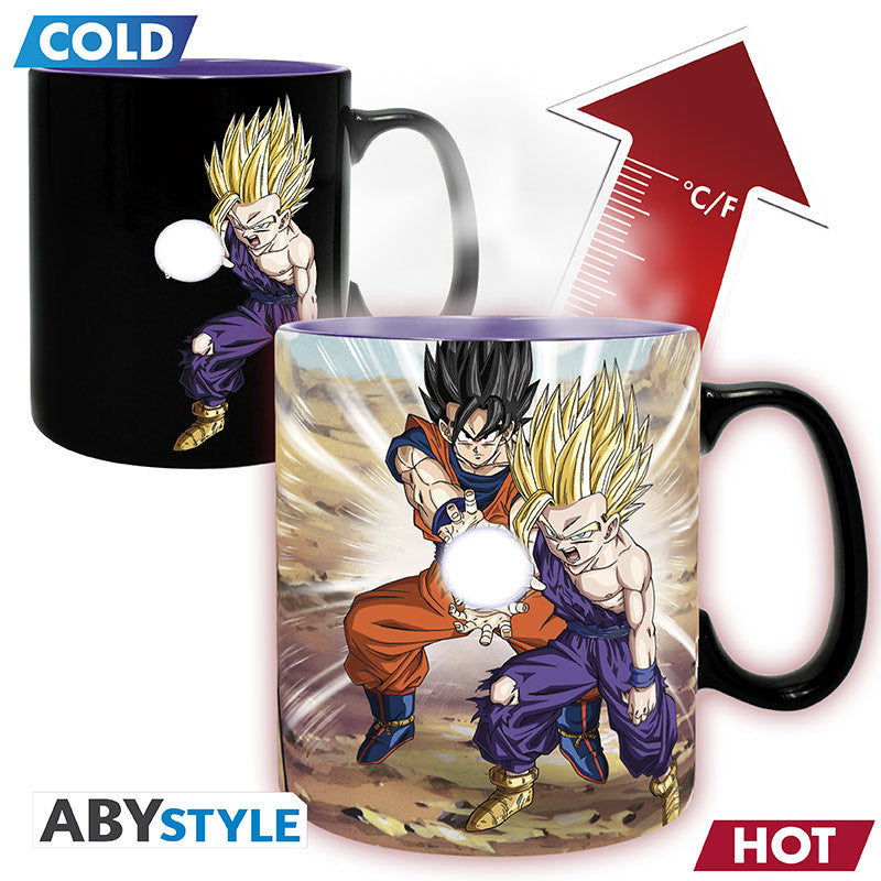 Dragon Ball Z - Gohan & Goku VS Cell - Mug Thermo-réactif Abystyle