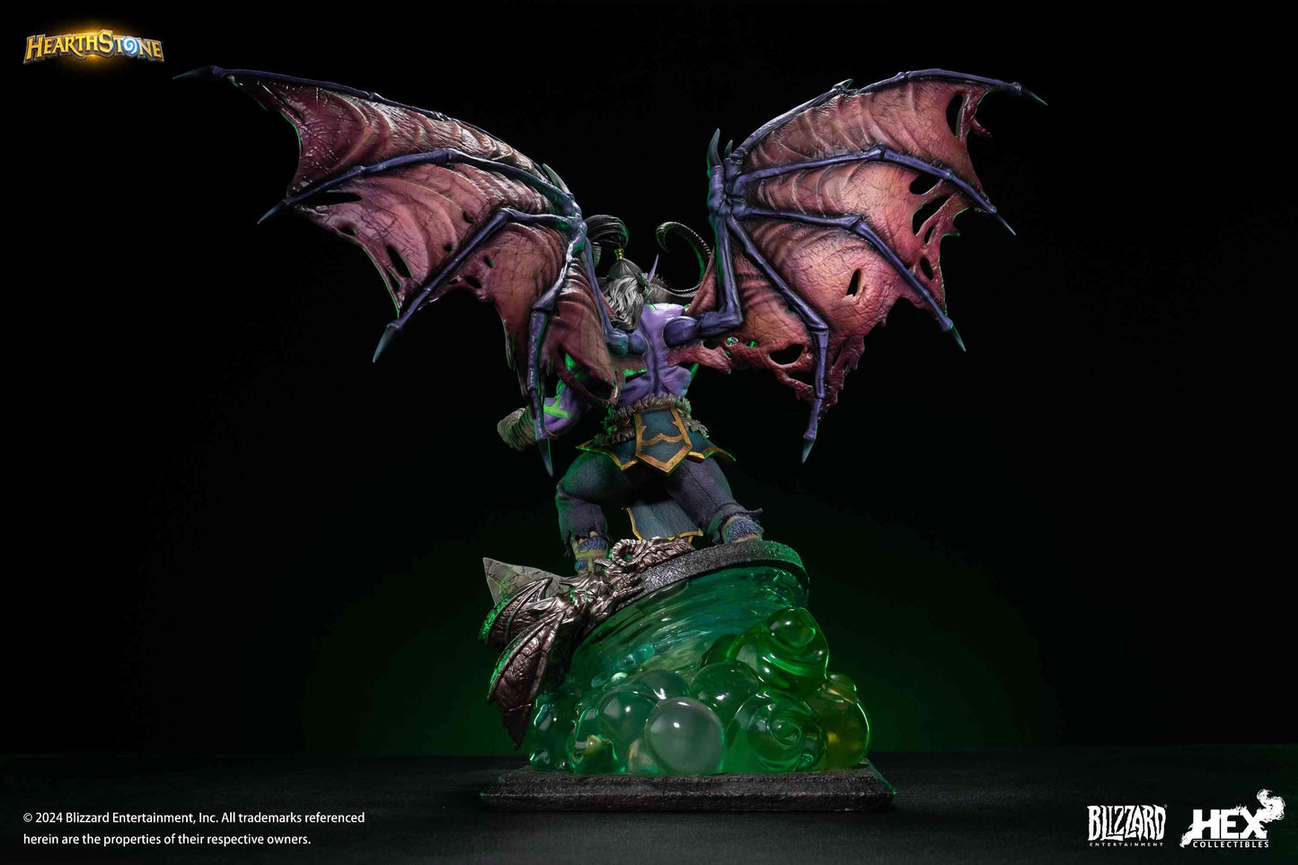 082025 - Hearthstone - Illidan Stormrage - Statuette Hex Collectible