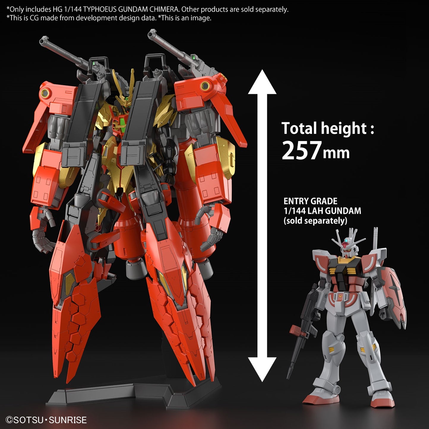 Gundam - HG 1/144 Typhoeus Gundam Chimera - Gunpla