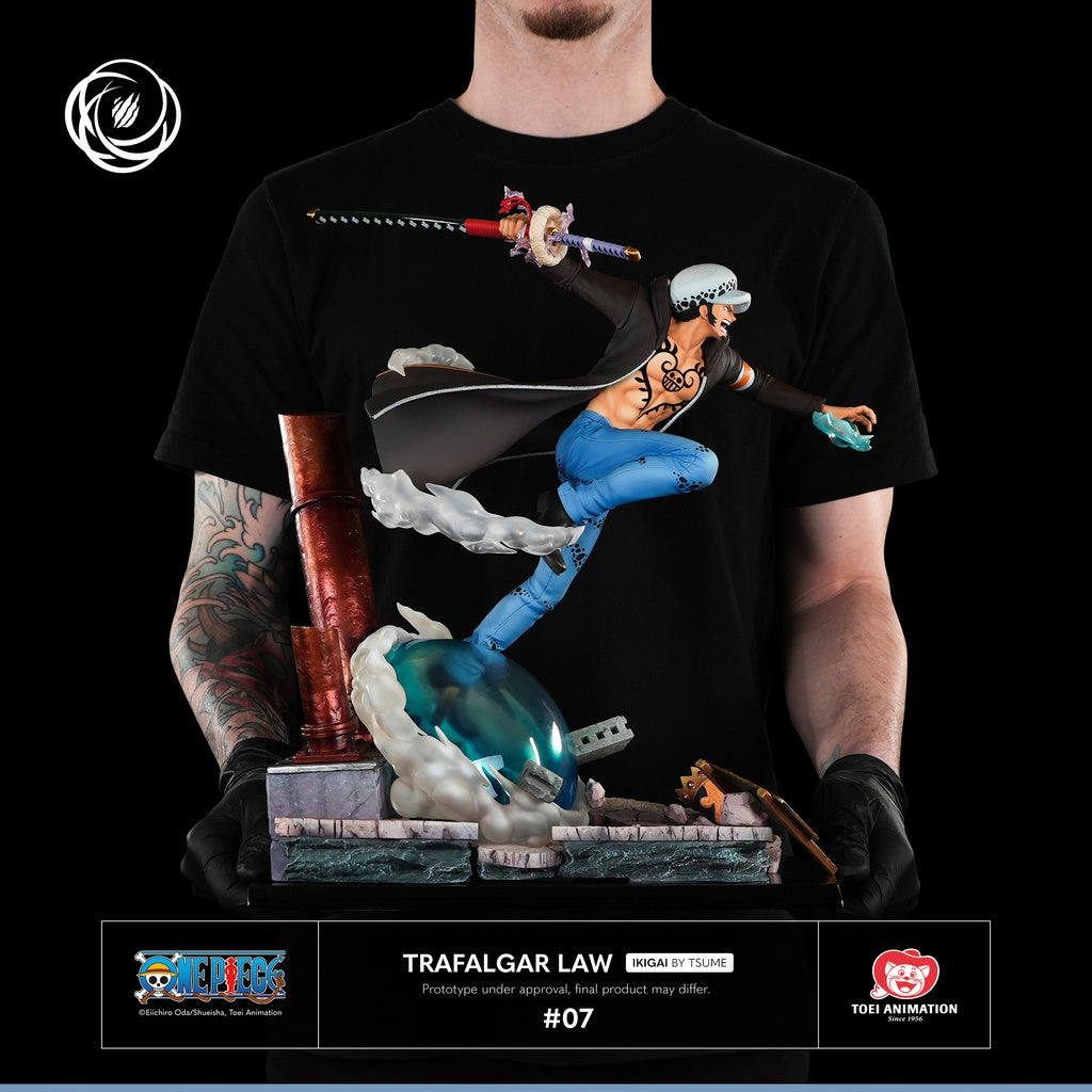 Sur Commande - One Piece - Trafalgar D Law (Ikigai) - Statuette Tsume