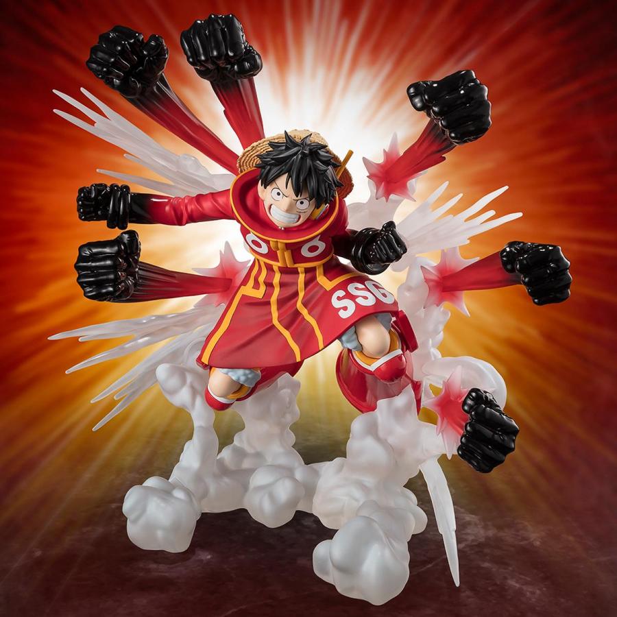 One Piece - Luffy Gum-Gum Hawk Gatling - Statuette Tamashii Nation