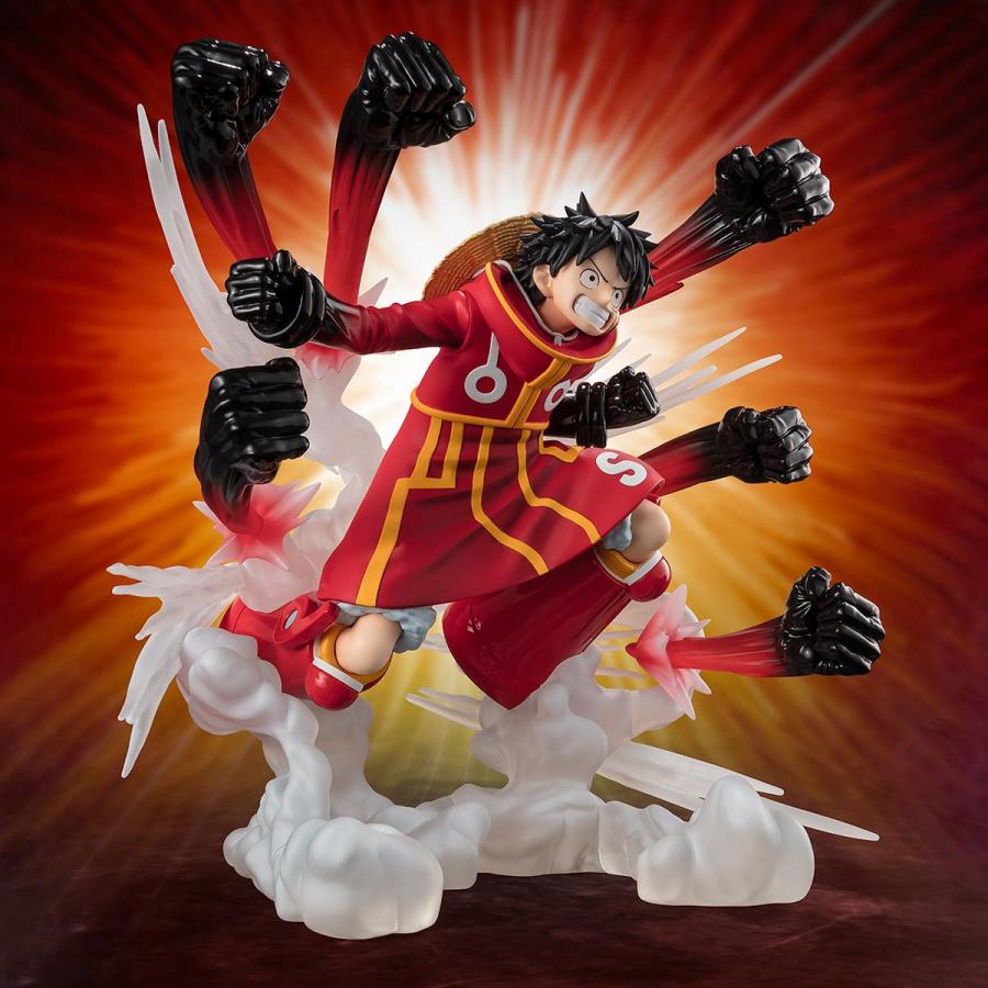 One Piece - Luffy Gum-Gum Hawk Gatling - Statuette Tamashii Nation