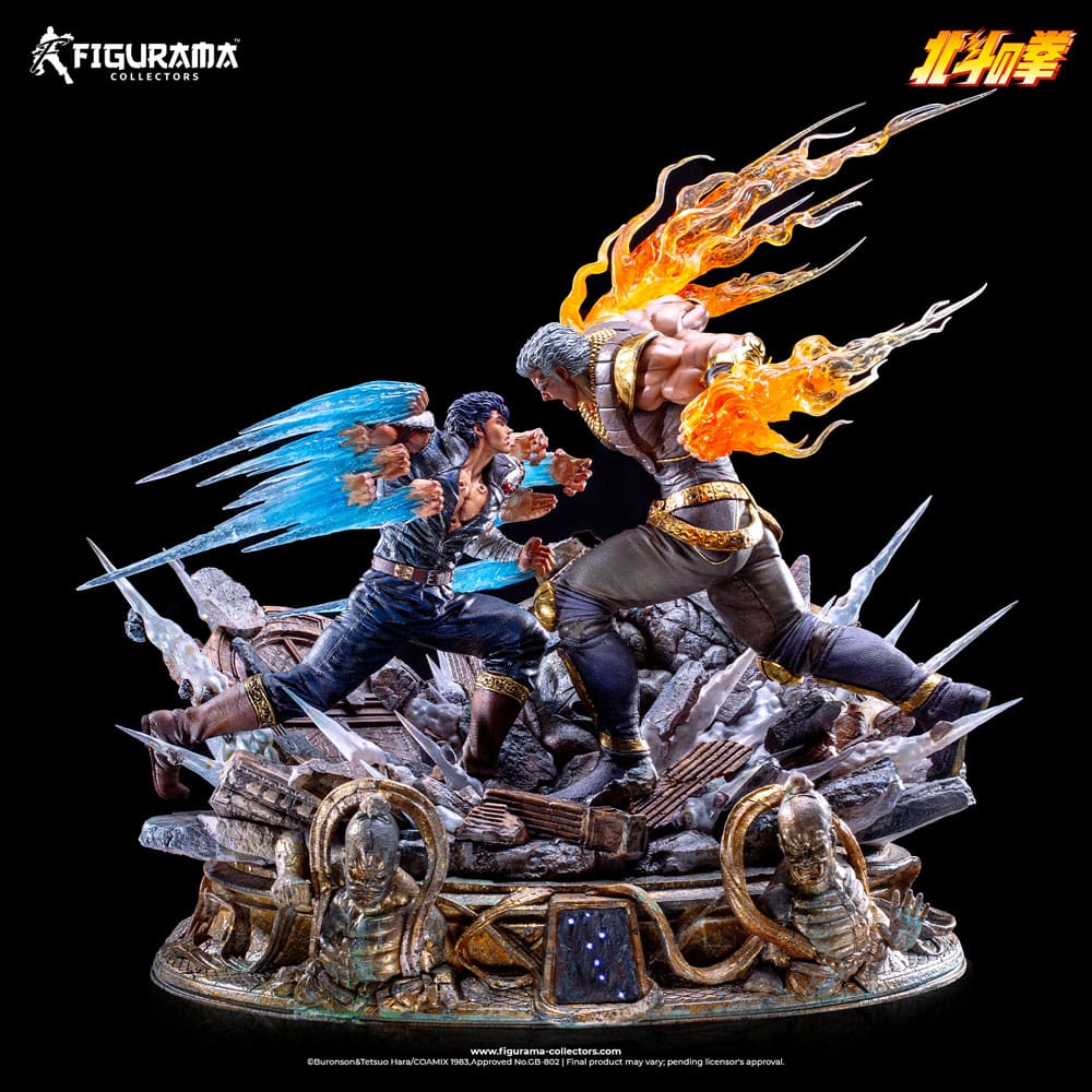 022026 - Fist of the North Star statuette Elite Exclusive 1/6 Kenshiro vs Raoh