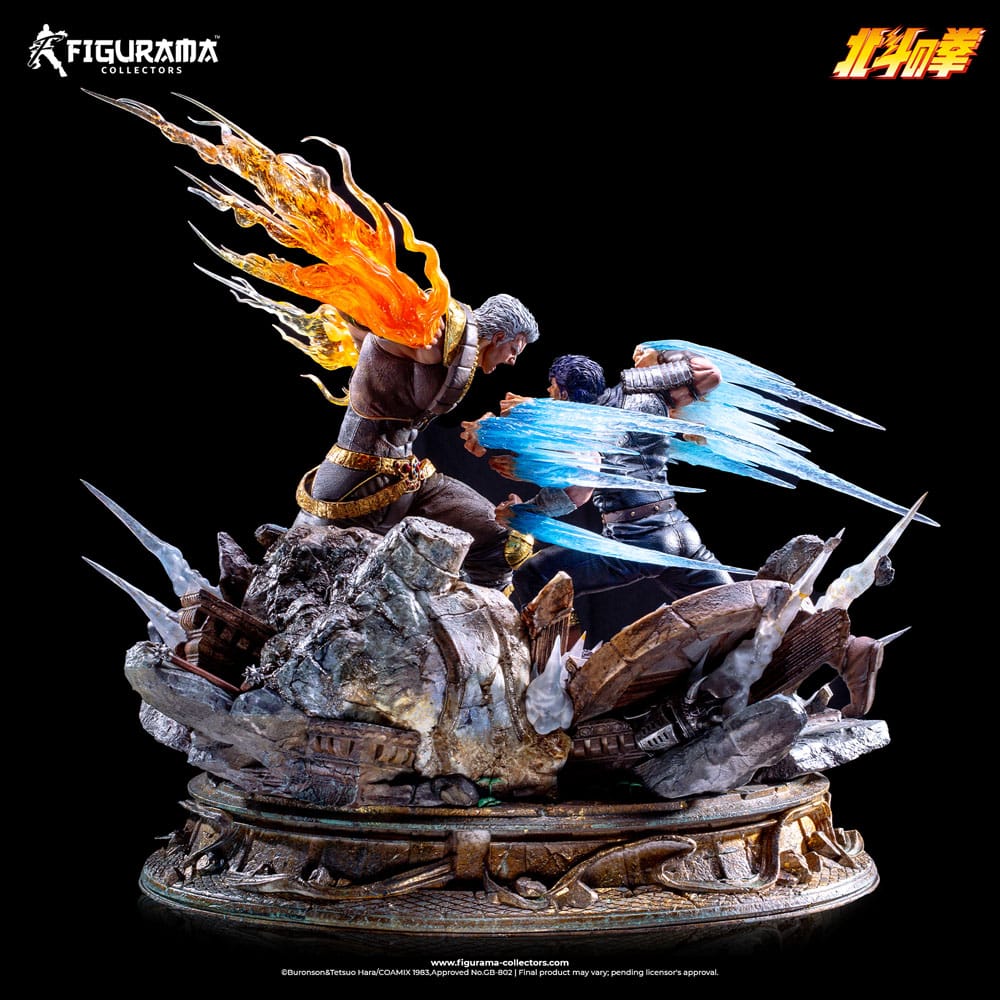 022026 - Fist of the North Star statuette Elite Exclusive 1/6 Kenshiro vs Raoh