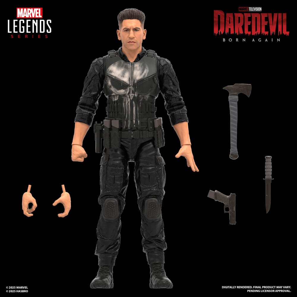 122025 - Daredevil: Born Again - Punisher - Figurine Articulée Hasbro
