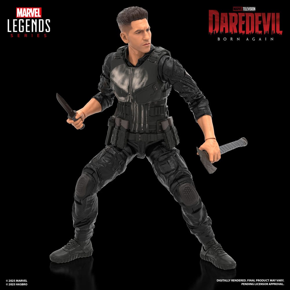122025 - Daredevil: Born Again - Punisher - Figurine Articulée Hasbro