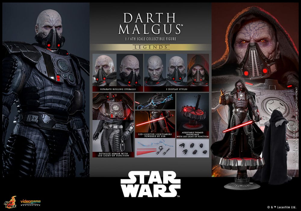 062026 - Star Wars Legends - Darth Malgus - Figurine Articulée Hot Toys