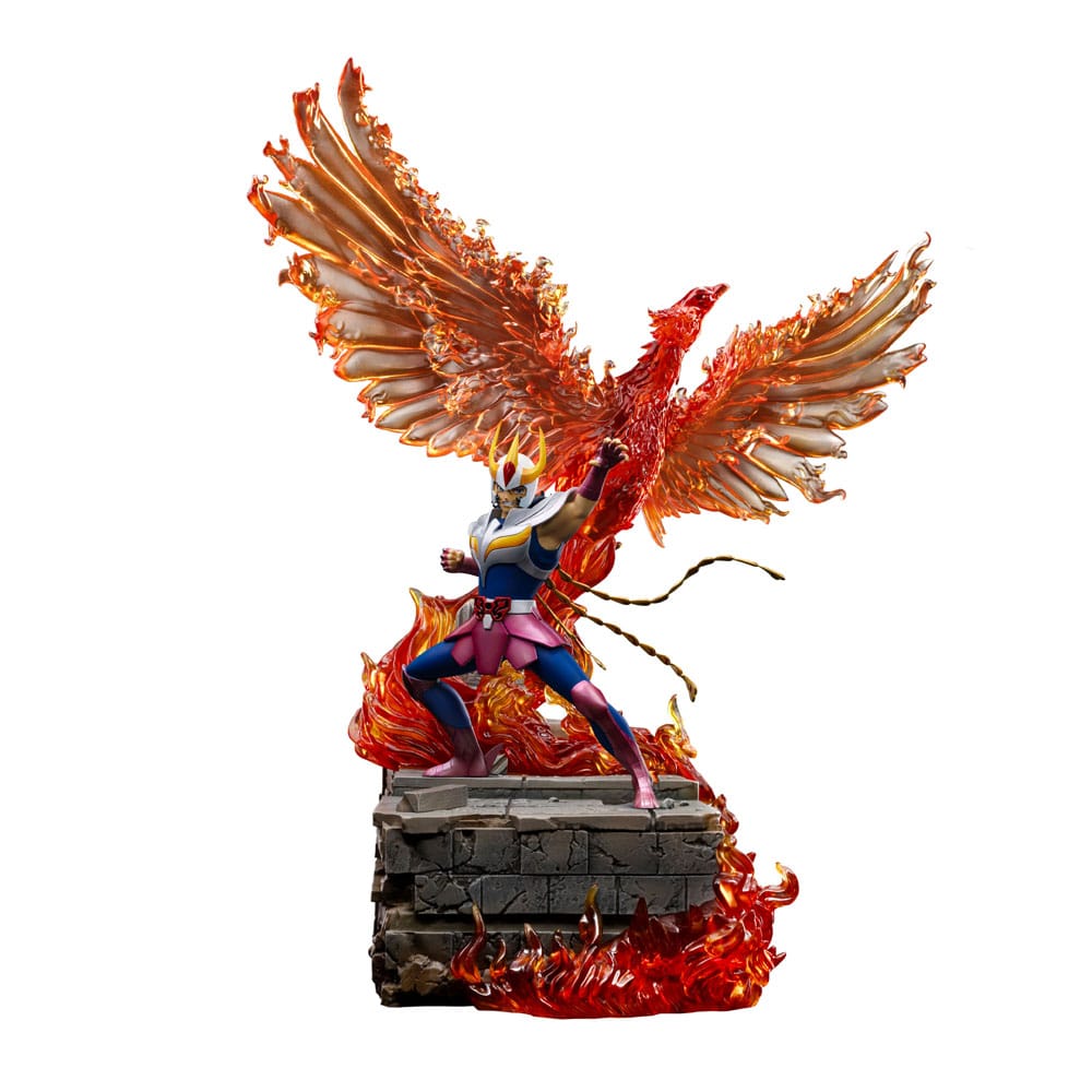 082025 - Saint Seiya - Phoenix Ikki Version Deluxe - Statuette Iron Studio