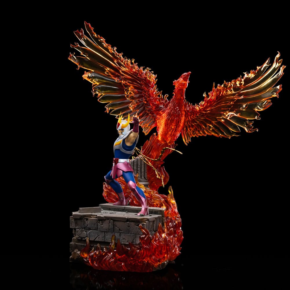 082025 - Saint Seiya - Phoenix Ikki Version Deluxe - Statuette Iron Studio