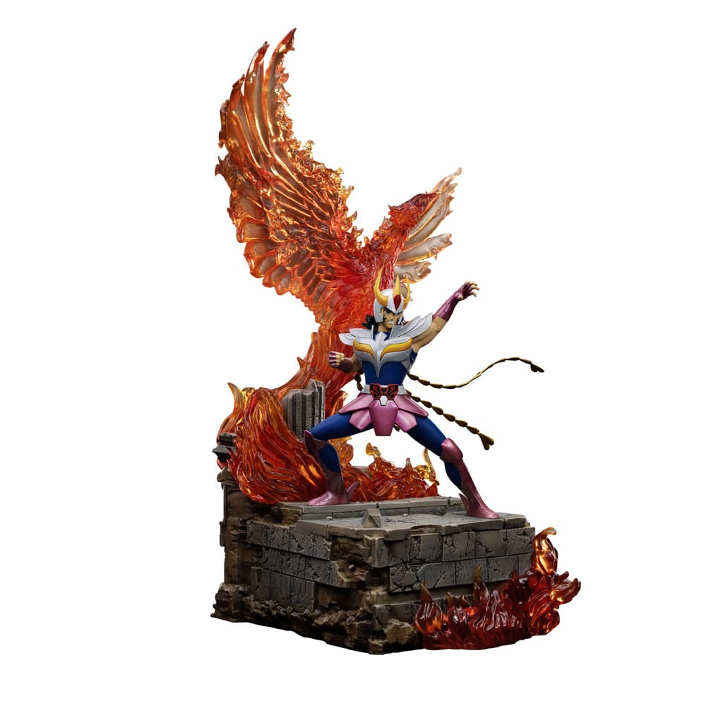 082025 - Saint Seiya - Phoenix Ikki Version Deluxe - Statuette Iron Studio