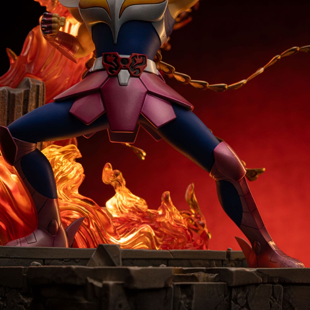 082025 - Saint Seiya - Phoenix Ikki Version Deluxe - Statuette Iron Studio