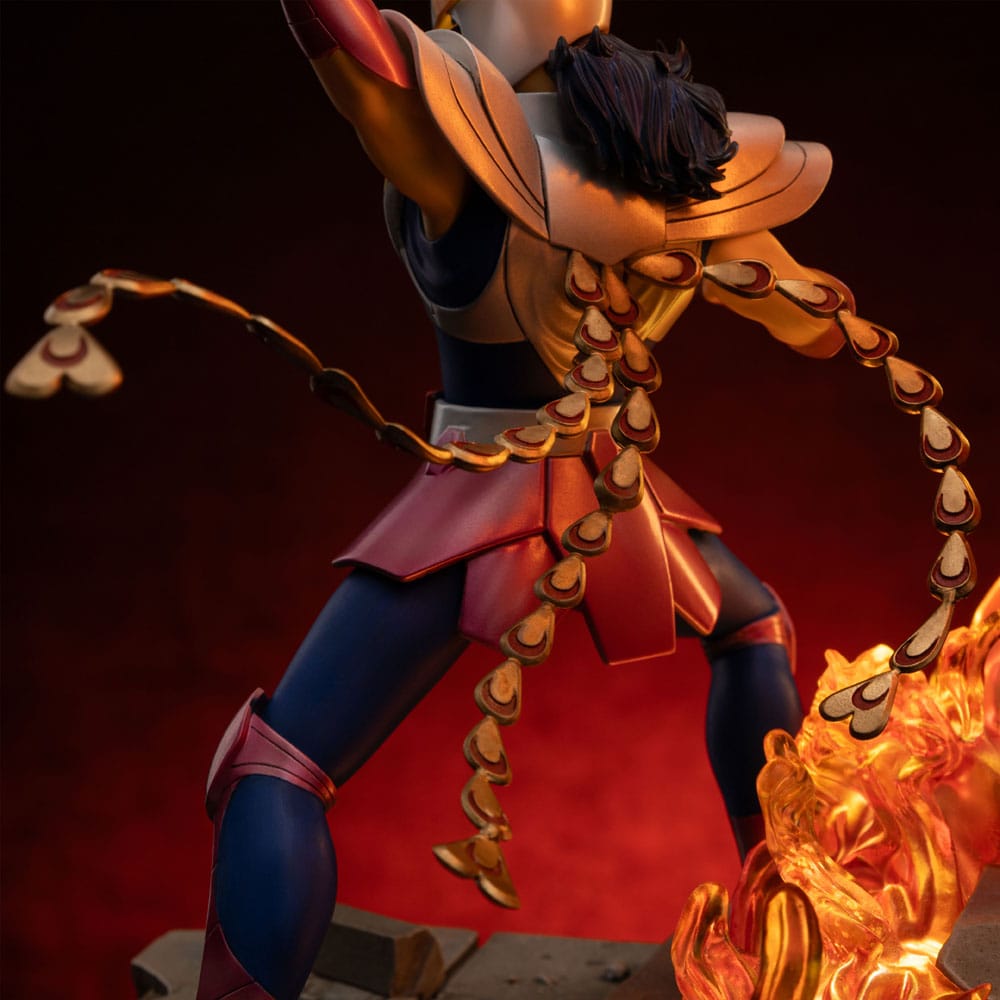 082025 - Saint Seiya - Phoenix Ikki Version Deluxe - Statuette Iron Studio