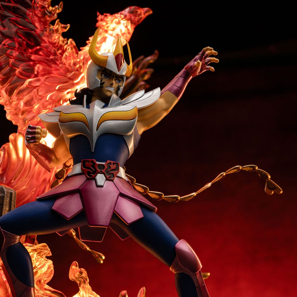 082025 - Saint Seiya - Phoenix Ikki Version Deluxe - Statuette Iron Studio