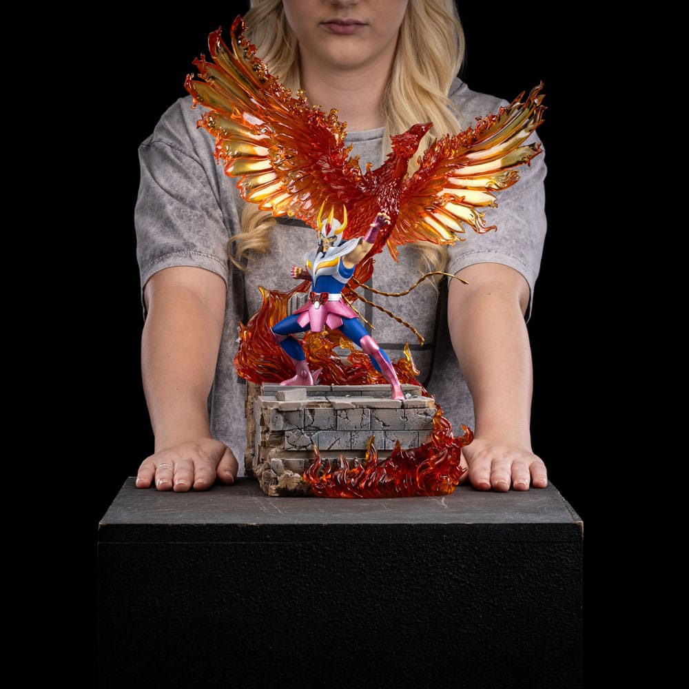 082025 - Saint Seiya - Phoenix Ikki Version Deluxe - Statuette Iron Studio
