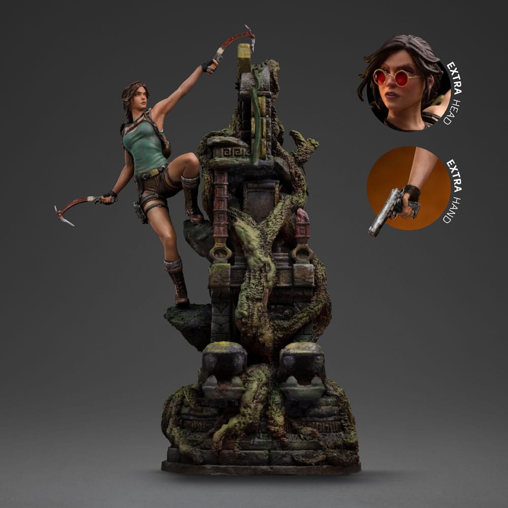 112025 - Tomb Raider - Lara Croft - Statuette Iron Studio