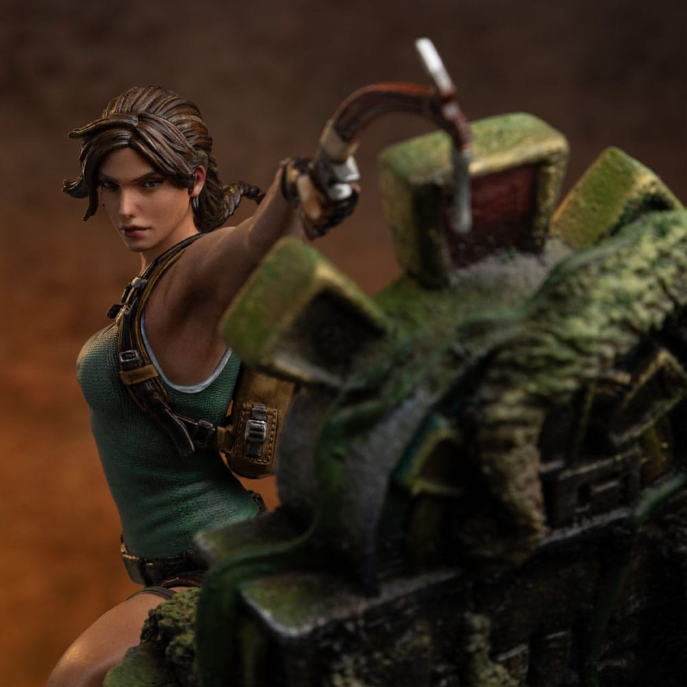 112025 - Tomb Raider - Lara Croft - Statuette Iron Studio