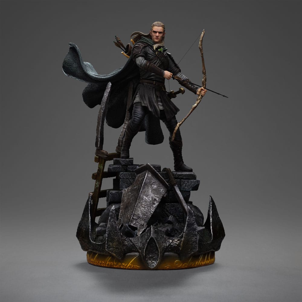 112025 - Le Seigneur des Anneaux - Legolas Unleashed - Statuette Iron Studio 1/10
