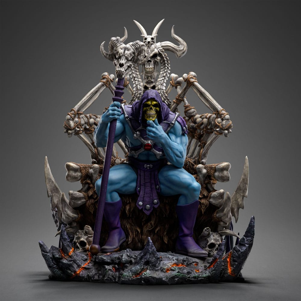 112025 - Les Maîtres de l'Univers - Skeletor sur Trône - Statuette Iron Studio