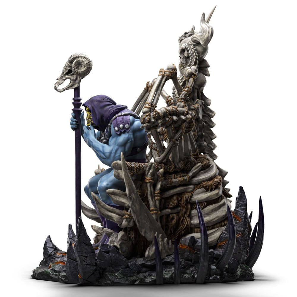 112025 - Les Maîtres de l'Univers - Skeletor sur Trône - Statuette Iron Studio