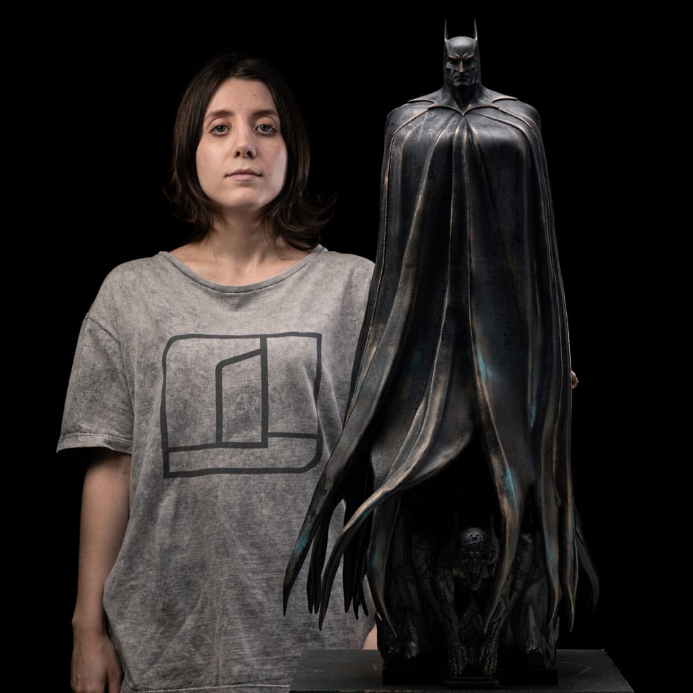 112025 - DC Comics - Batman & Bruce Wayne - Statuette Iron Studio