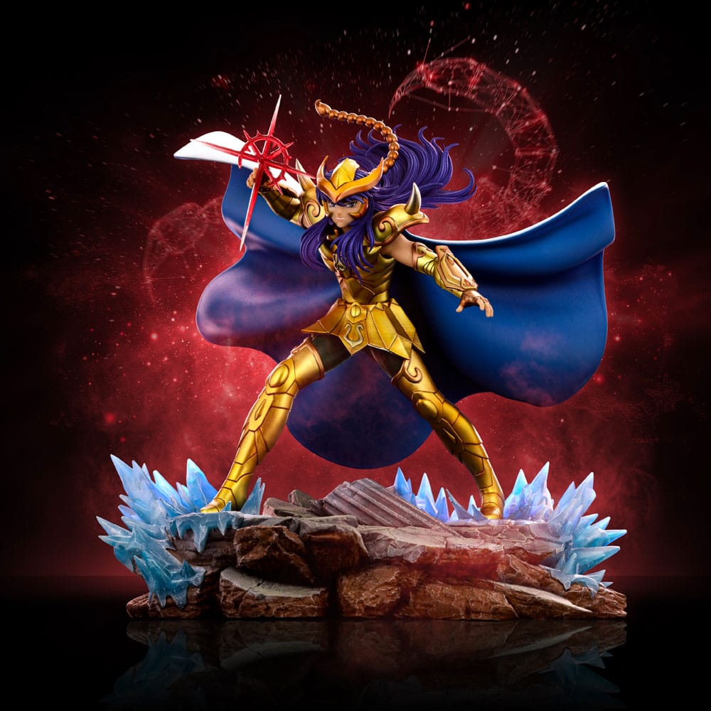 112025 - Saint Seiya - Scorpio Milo - Statuette Iron Studio
