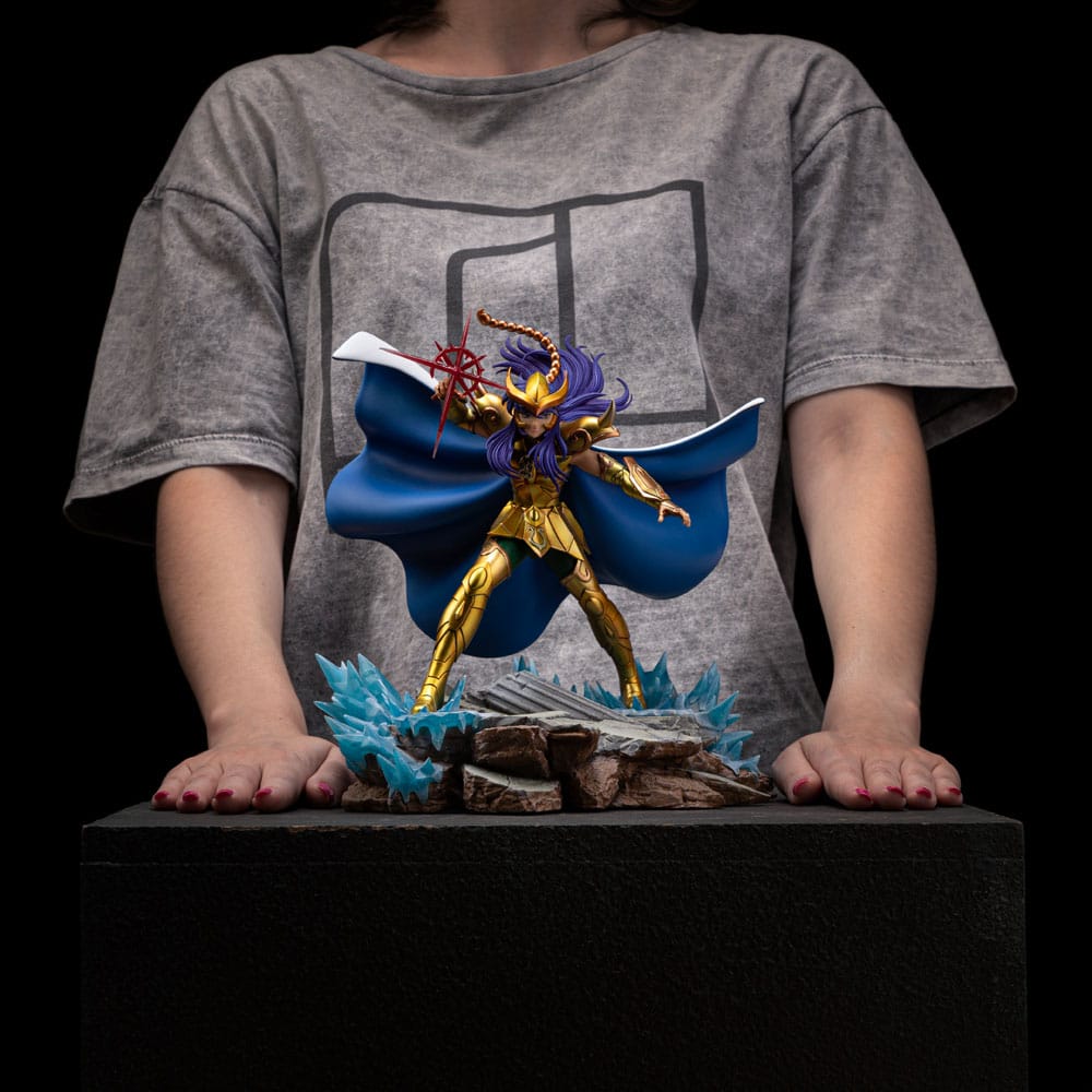 112025 - Saint Seiya - Scorpio Milo - Statuette Iron Studio