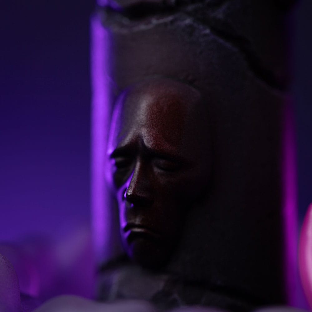 122025 - Saint Seiya - Cancer Deathmask - Statuette Iron Studio