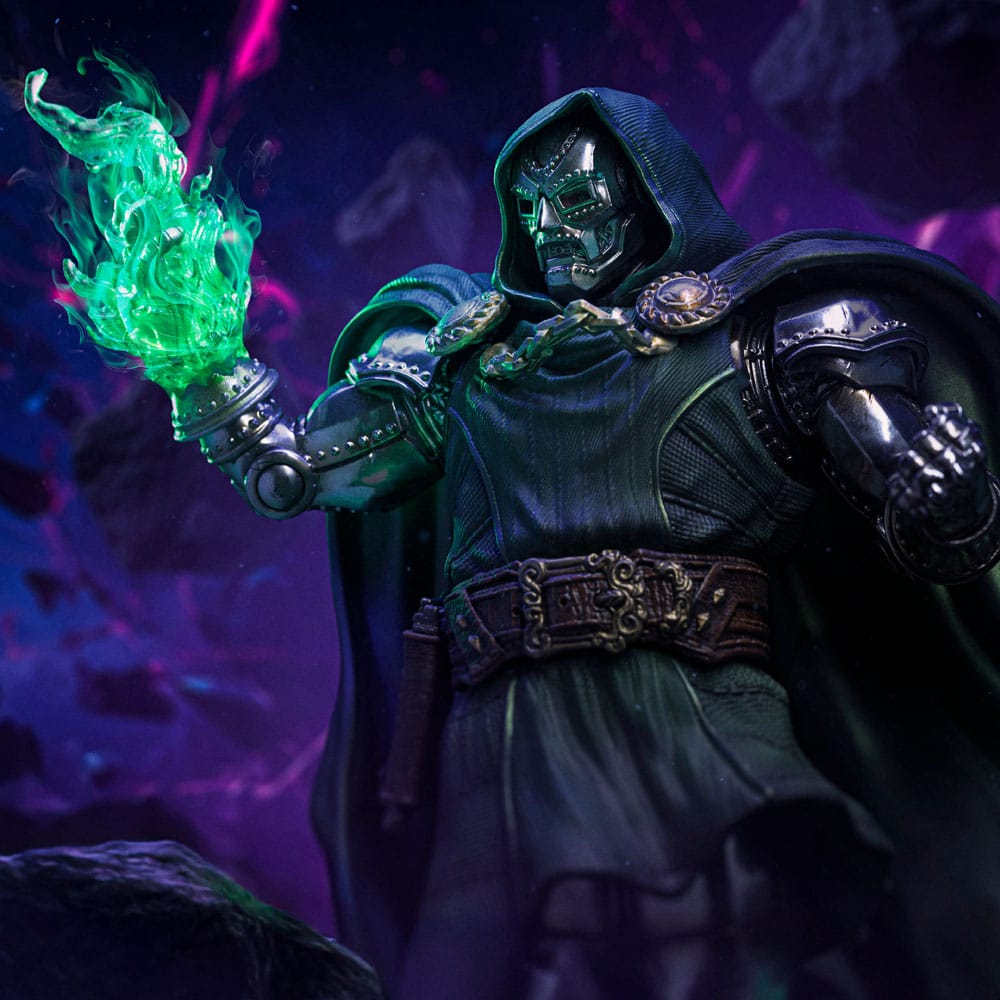 122025 - The Infinity Gauntlet Marvel Legends Diorama statuette 1/10 Art Scale Infinity Doctor Doom Deluxe Edition