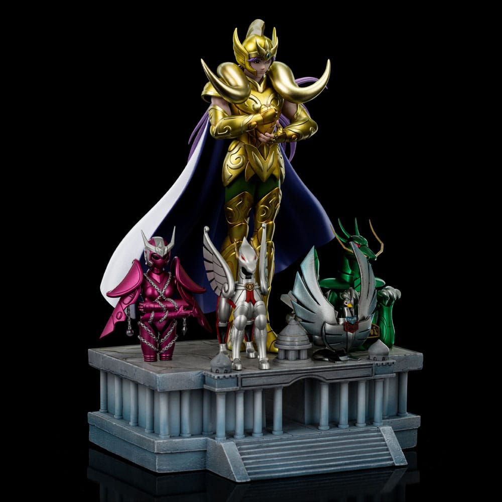 02206 - Saint Seiya - Aries Mu - Statuette Version Deluxe Iron Studio