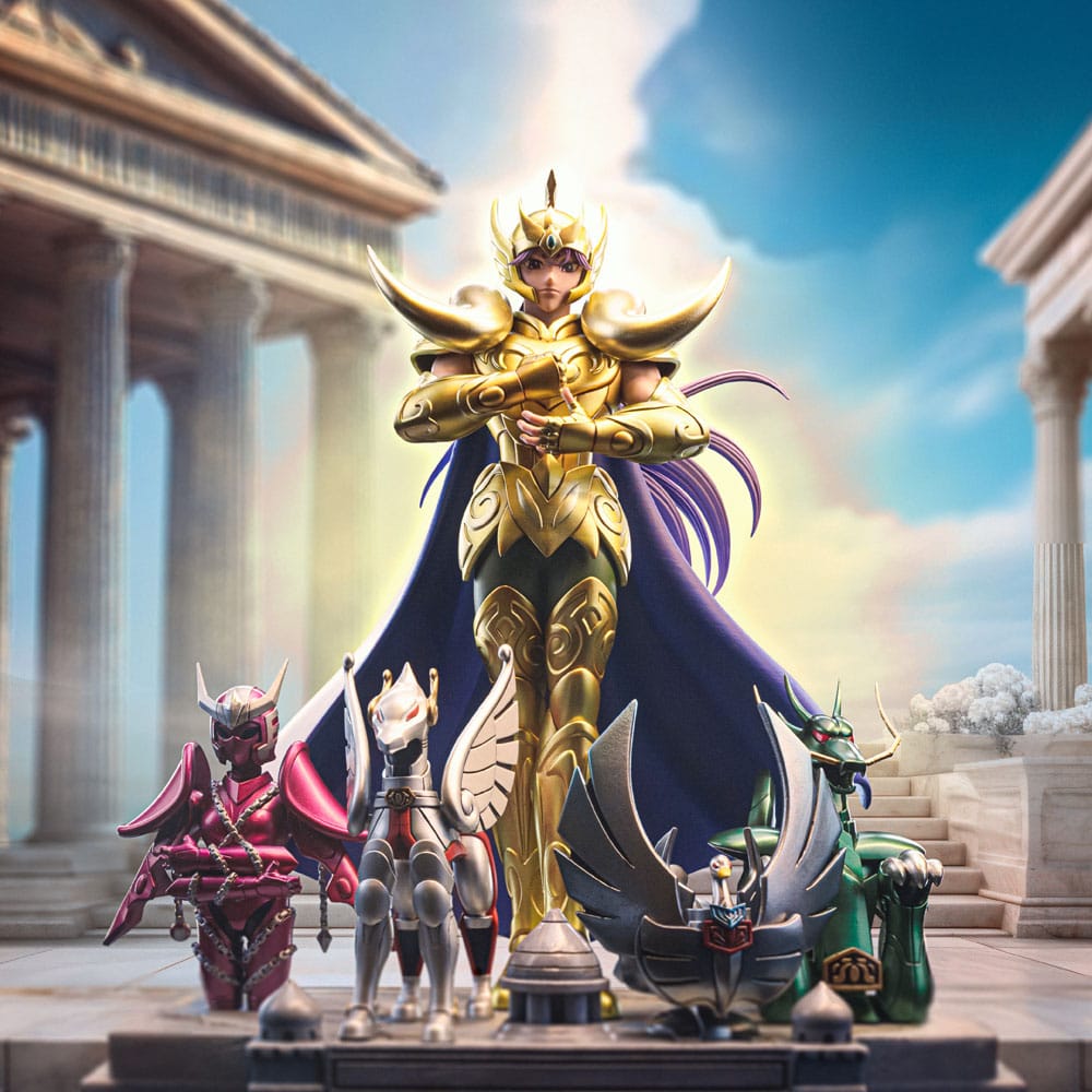 02206 - Saint Seiya - Aries Mu - Statuette Version Deluxe Iron Studio