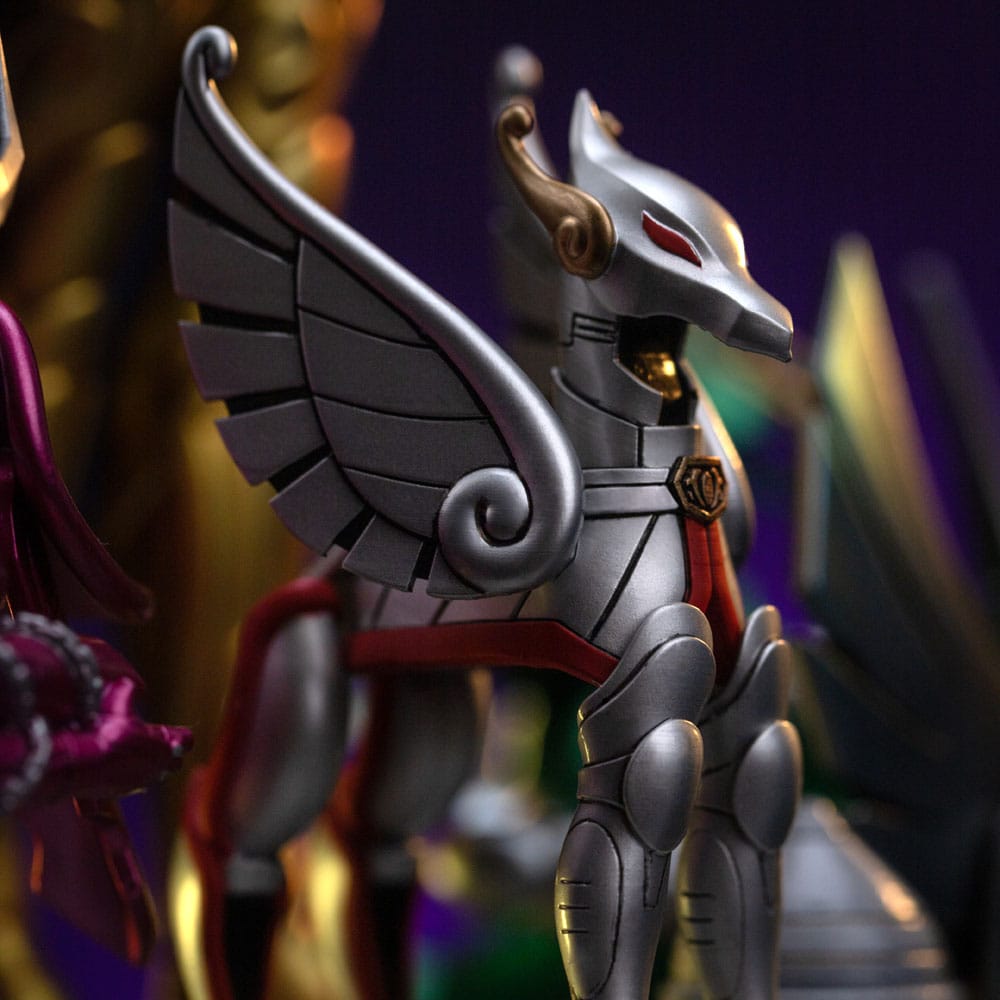 02206 - Saint Seiya - Aries Mu - Statuette Version Deluxe Iron Studio