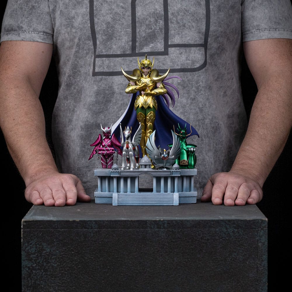 02206 - Saint Seiya - Aries Mu - Statuette Version Deluxe Iron Studio