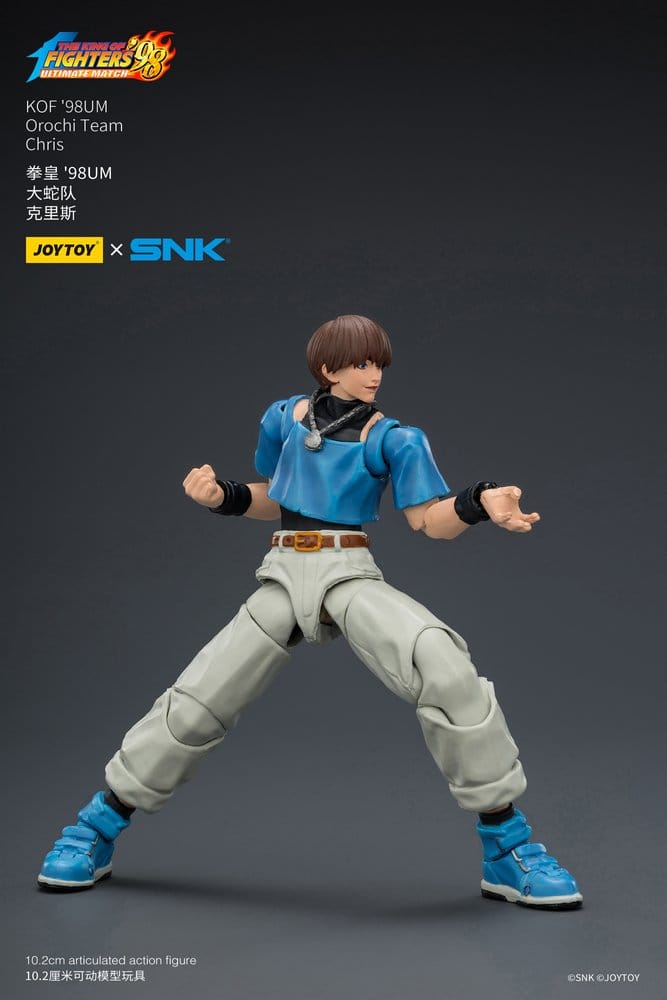082026 - The King of Fighters ’98 - Chris Orochi - Figurine Articulée Joy Toy