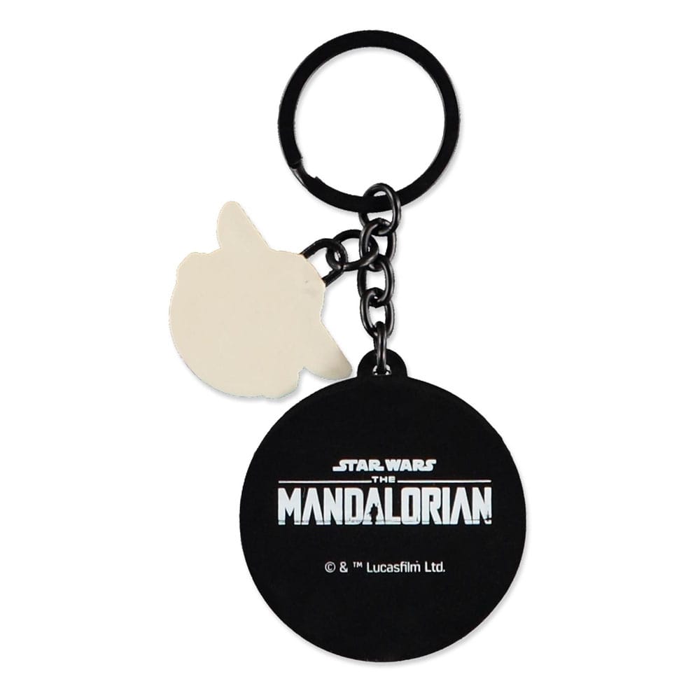 STAR WARS – The Mandalorian & Grogu – Porte-clés caoutchouc officiel